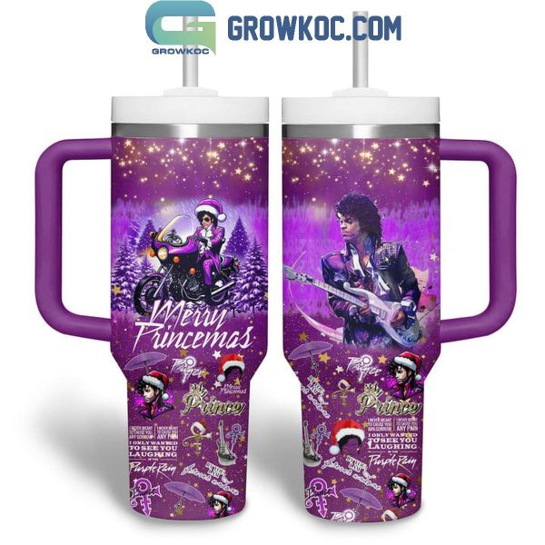 Prince Merry Christmas Princemas Purple Rain 40oz Tumbler