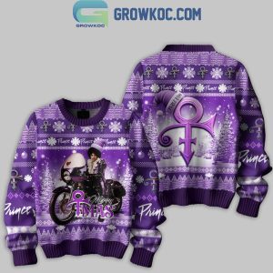 Prince Merry Purple Rain Christmas Princemas 2024 Holidays Ugly Sweater