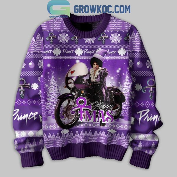 Prince Merry Purple Rain Christmas Princemas 2024 Holidays Ugly Sweater