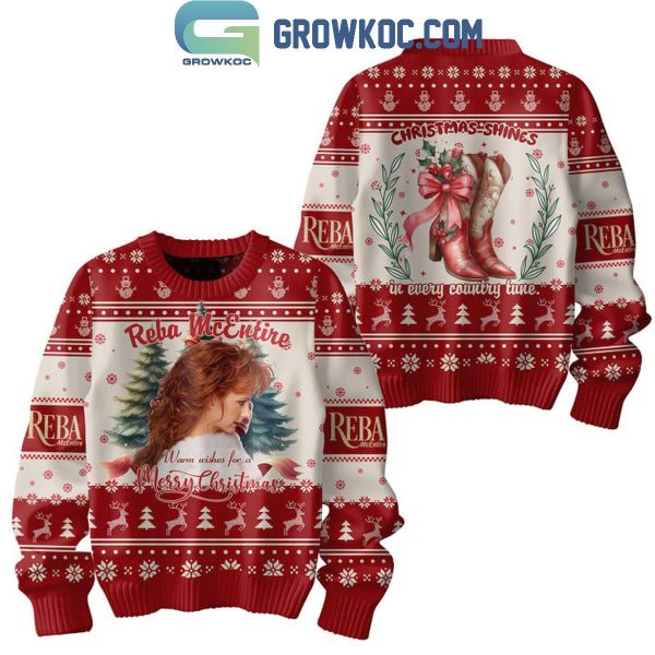 Reba McEntire Christmas Shines In Every Country Time 2024 Ugly Sweater