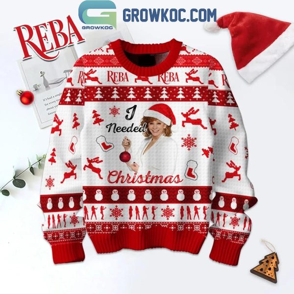 Reba McEntire I Need Fancy Christmas Ugly Sweater