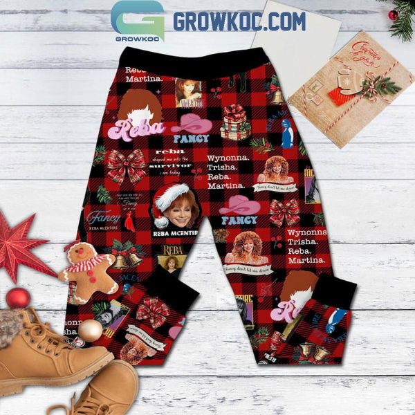 Reba McEntire Is All I Want For Fancy Christmas Fleece Pajamas Set