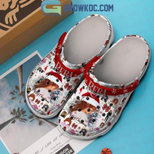 Reba McEntire Merry Fancy Christmas Crocs Clogs