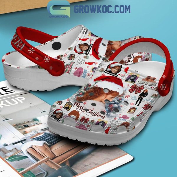 Reba McEntire Merry Fancy Christmas Crocs Clogs