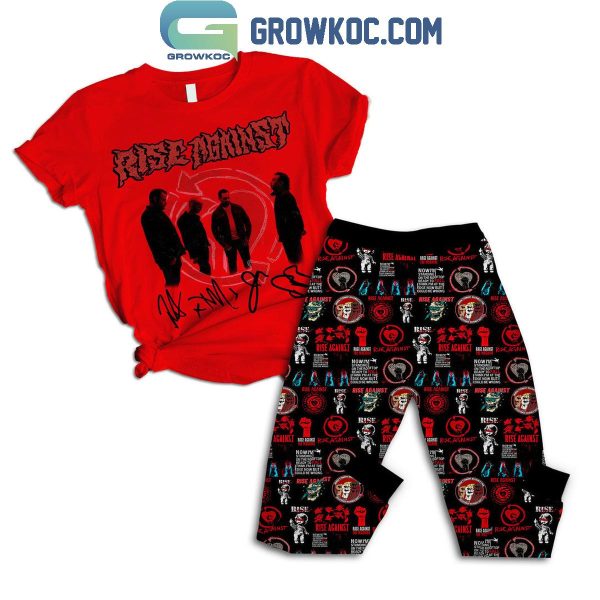 Rise Against The Good Left Undone 2024 Holidays Fleece Pajamas Set