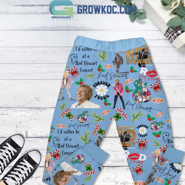 Rod Stewart Here’s A Merry Christmas Stewart To You 2024 Fleece Pajamas Set