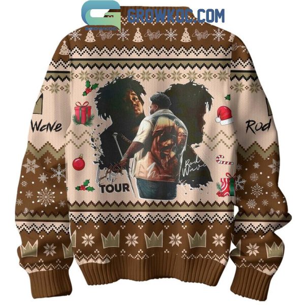 Rod Wave The Last Lap Tour Christmas Time Ugly Sweater