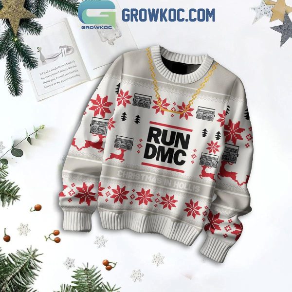 Run DMC Christmas In Hollis 2024 Happy Holidays Ugly Sweater