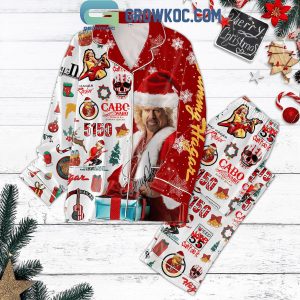 Sammy Hagar Red Rocker In Christmas Polyester Pajamas Set