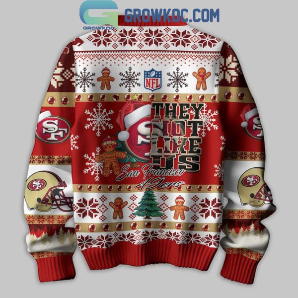 San Francisco 49ers They Not Like Us Christmas Happy Holidays Ugly Sweater