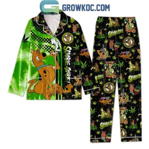 Scooby-Doo Neon Galaxy Of Cannabis Polyester Pajamas Set