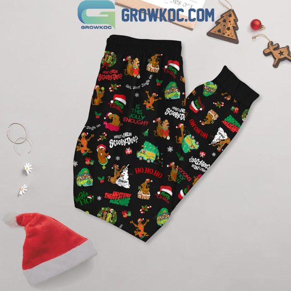 Scooby-Doo Santa Baby Put It Under The Christmas Tree Fleece Pajamas Set