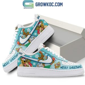 Scooby-Doo Skiing Merry Christmas Air Force 1 Shoes