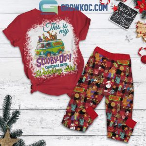 Scooby-Doo This Is My Christmas Movie Watching Shirt Fleece Pajamas Set