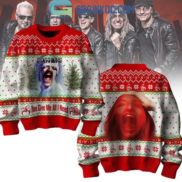 Scorpions You Give Me All I Need Merry Christmas Ugly Sweater