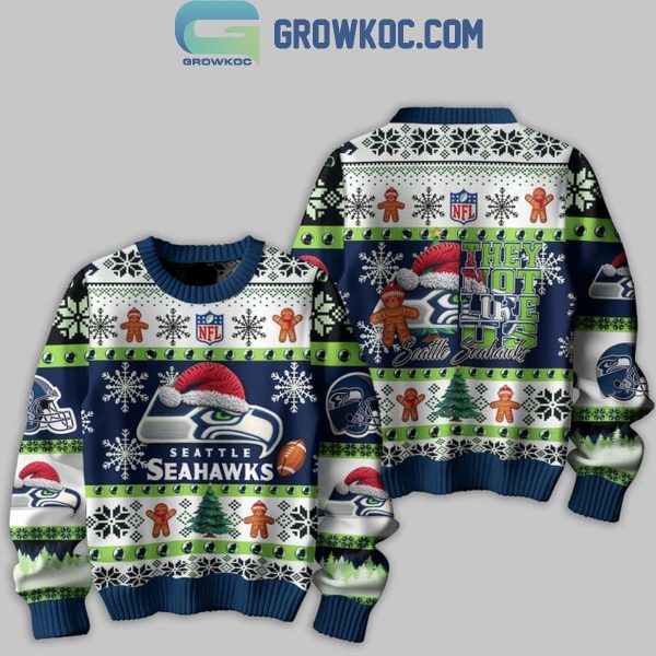 Seatle Seahawks Football They Not Like Us Christmas Ugly Sweater