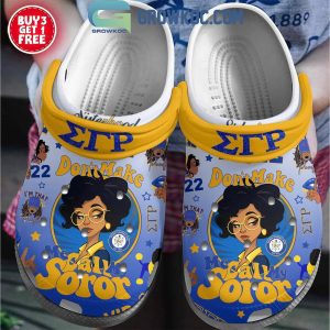 Sigma Gamma Rho Don’t Make Me Call Soror 2024 Crocs Clogs