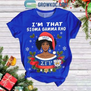 Sigma Gamma Rho I’m That Girl Christmas Fleece Pajamas Set