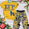 Sigma Gamma Rho 102 Years 1922-2024 Christmas Fleece Pajamas Set