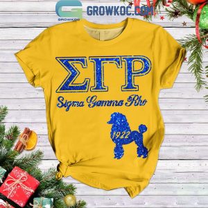 Sigma Gamma Rho Since 1922 Christmas Fleece Pajamas Set