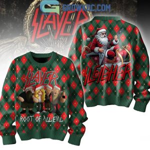 Slayer Root Of All Evil 2024 Christmas Ugly Sweater