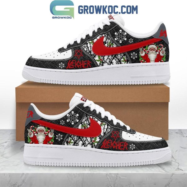 Slayer Sleigher Merry Christmas Air Force 1 Shoes