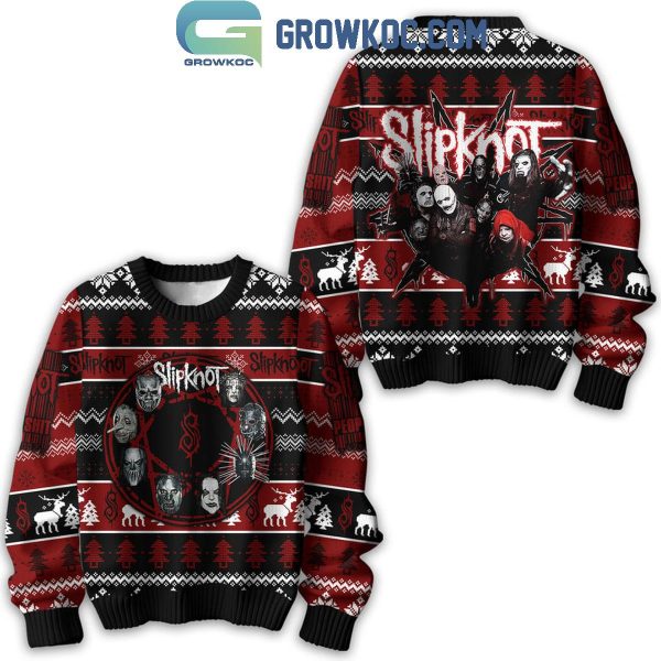 Slipknot Happy New Year 2025 Merry Christmas Ugly Sweater