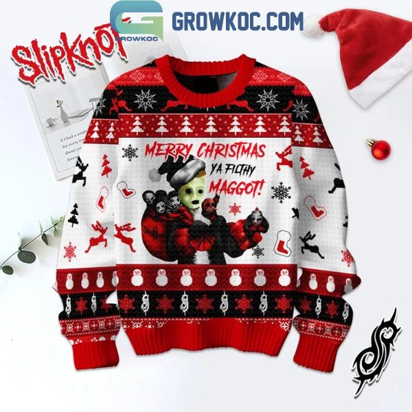 Slipknot Merry Christmas Ya Filthy Maggot Ugly Sweater