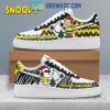 Snoopy Merry Christmas Happiness Is A Warm Puppy Air Force 1 Shoes