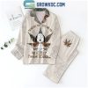 Skull Cannabis 420 True Love Polyester Pajamas Set