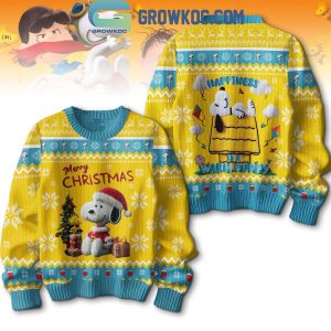 Snoopy Merry Christmas Happiness Is A Puppy Ugly Sweater