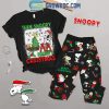 Snoopy Christmas I’m Just Here For The Cookies Fleece Pajamas Set