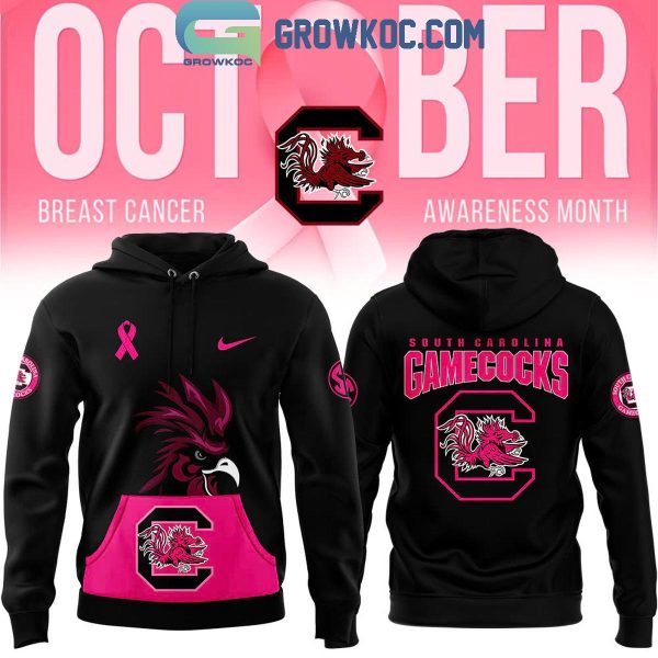 South Carolina Gamecocks Crucial Catch Club Breast Cancer 2024 Hoodie T-Shirt