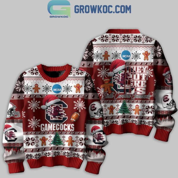 South Carolina Gamecocks Football They Not Like Us Christmas Ugly Sweater