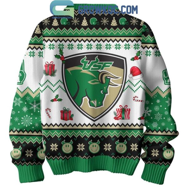 South Florida Bulls All I Want For Christmas Is USF Ugly Sweater