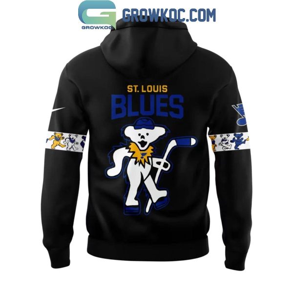 St. Louis Blues Celebrating The Memories Of Grateful Dead Night Hoodie T-Shirt