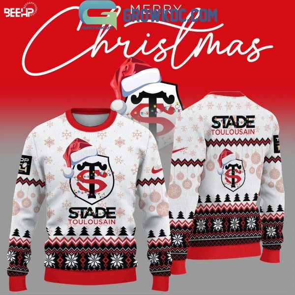 Stade Toulousain 2024 Merry Christmas And Happy New Year 2025 Ugly Sweater