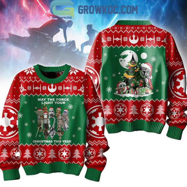 Star Wars May The Force Light Your Christmas This Year Ugly Sweater