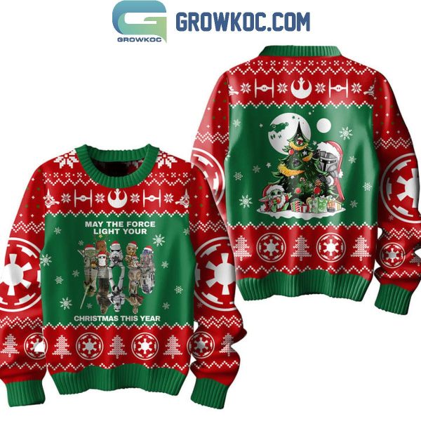 Star Wars May The Force Light Your Christmas This Year Ugly Sweater