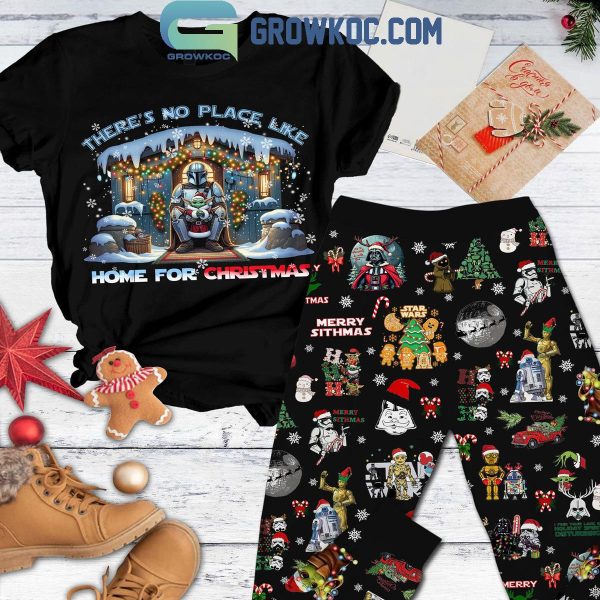 Star Wars No Place Like Home Christmas Fleece Pajamas Set