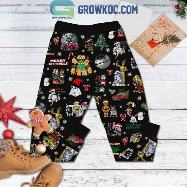 Star Wars No Place Like Home Christmas Fleece Pajamas Set