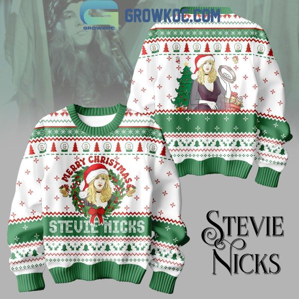 Stevie Nicks Country Gypsy Merry Christmas Ugly Sweater