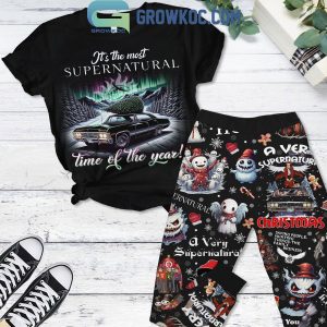 Supernatural It’s The Most Supernatural Time Of The Year Fleece Pajamas Set