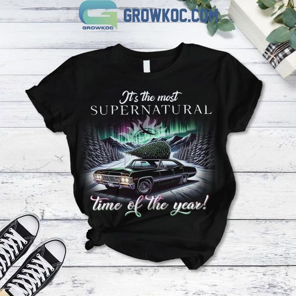 Supernatural It’s The Most Supernatural Time Of The Year Fleece Pajamas Set