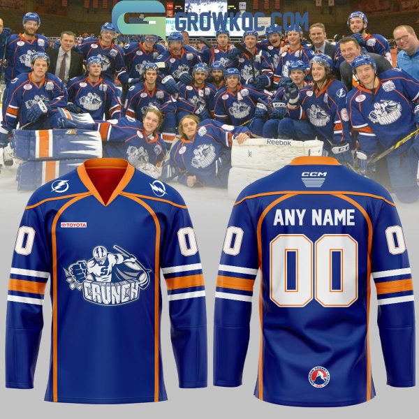 Syracuse Crunch 10th Anniversary Of The Toyota 2024 Personalized Hockey Jersey