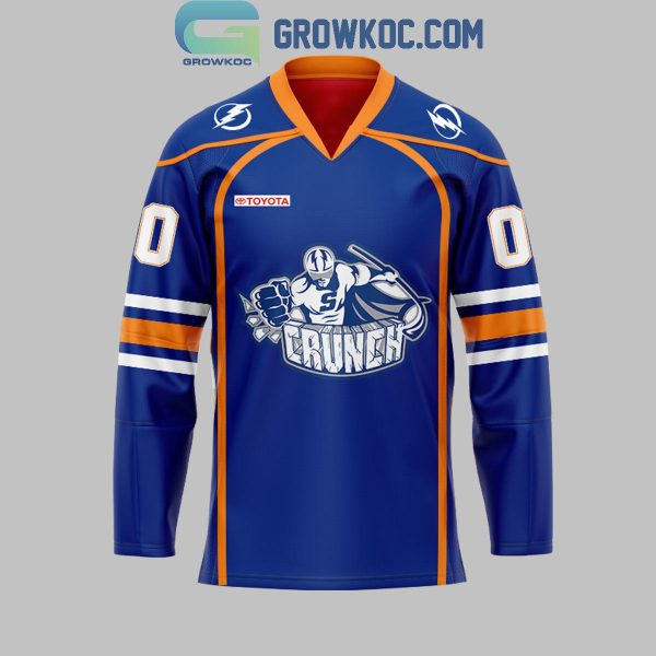 Syracuse Crunch 10th Anniversary Of The Toyota 2024 Personalized Hockey Jersey