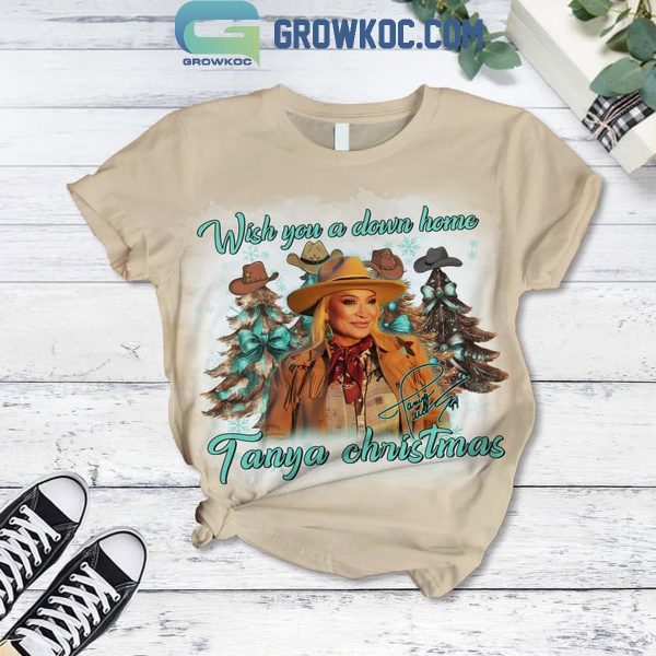 Tanya Tucker Wish You A Down Home Christmas 2024 Fleece Pajamas Set