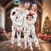 Taylor Swift Dad Mommy Family Kid 2024 Christmas Polyester Pajamas Set