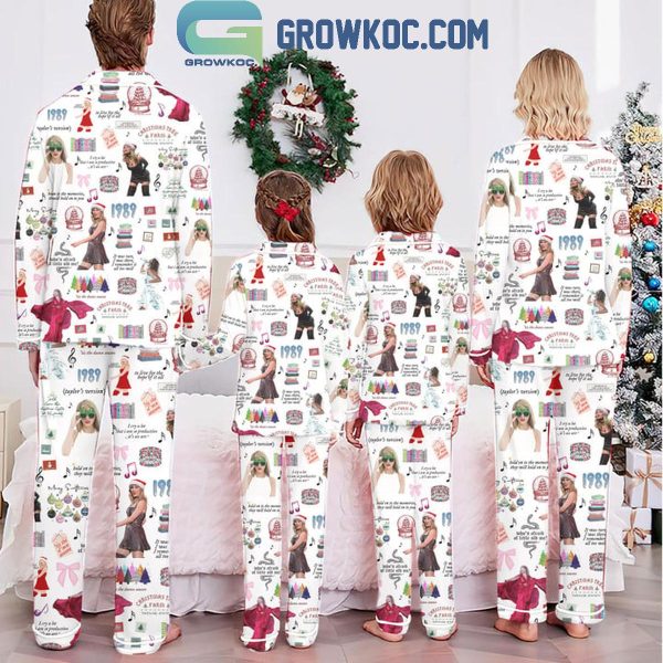 Taylor Swift 2024 Christmas Family Version Polyester Pajamas Set