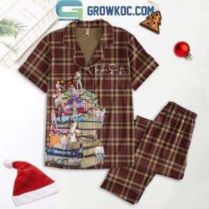 Taylor Swift Merry Christmas 2024 Erasmas Celebrating Polyester Pajamas Set